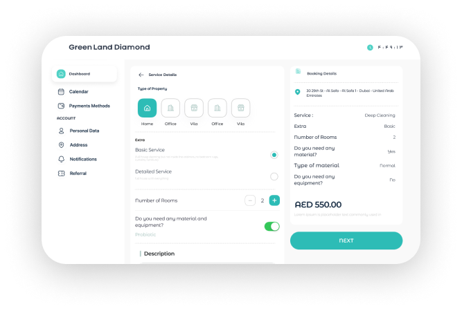 Jaroo Dashboard